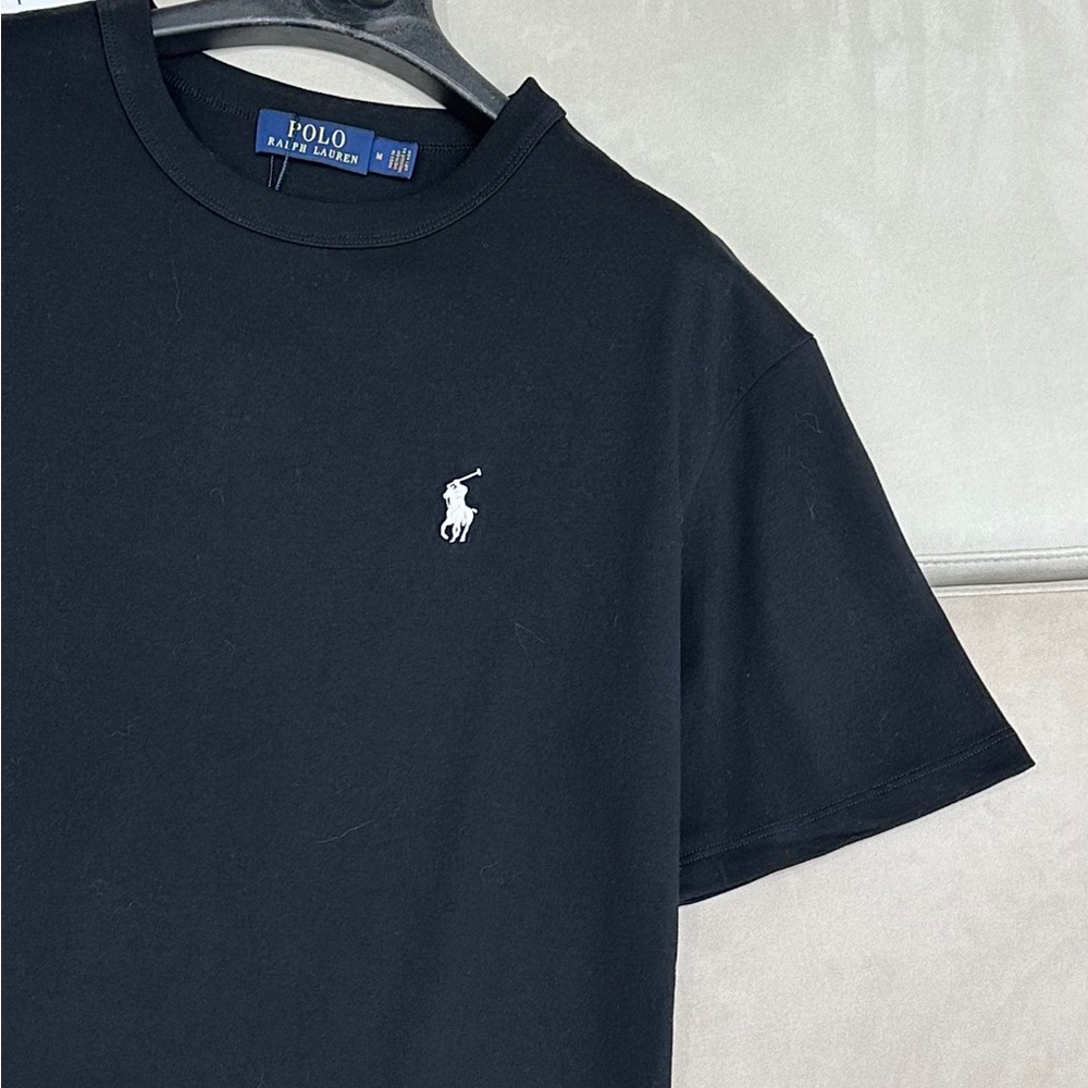 Polo by Ralph Lauren Women's Classic Black Tee - Picture 4 of 9